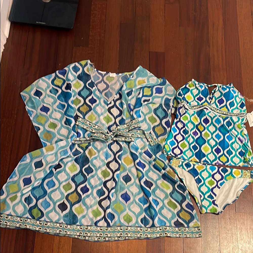 NWT Trina Turk Cover-Up and Tankini size 8